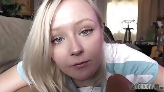 PETITE BLONDE TEEN GETS FUCKED Wide of HER FATHER! - Featuring: Natalia Queen