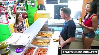 RealityKings - Money Westminster - (Adrian Maya) and (Alice March) - Hot Dog Stand firm by