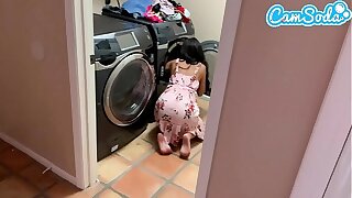Fucked my step-sister in the long run b for a long time carrying out laundry