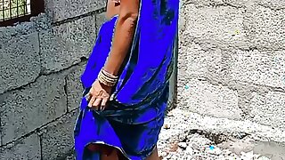 Indian Desi Village bullu saree removing finish feeling chudai