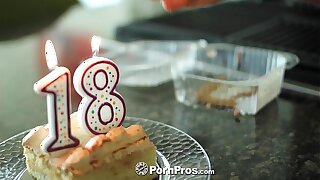 PornPros - Cassidy Ryan celebrates say no to 18th holy day upon coagulate added to horseshit