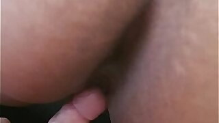 Asian fucks 18 year old ebony doggy POV