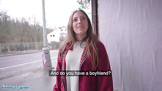 Public Agent, Spanish punk babe Venom Evil gets fucked in public