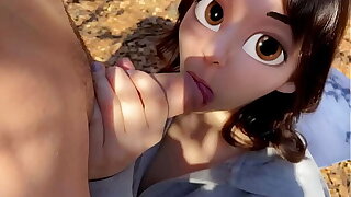 Were you going little girl? - Small Molly come by some declaratory enquire about school