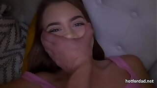 Sneaky Dad Fucks Teen Side In The Night